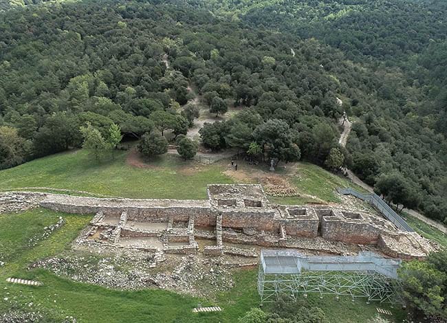Fortificació ibèrica de Montgròs. Autor: Servei de Patrimoni Arquitectònic Local (SPAL)
