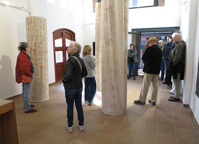 Alícia Horcas va presentar escultura i fotografia, entre d'altres. Autor: Joana Sardà