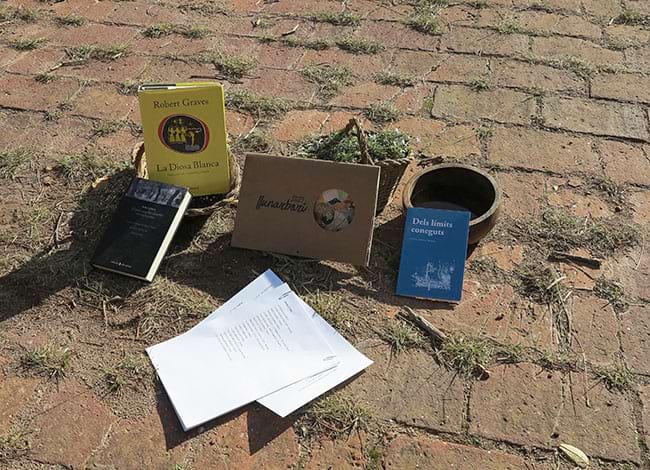 El calendari i els llibres de poemes. Autor: Joana Sardà