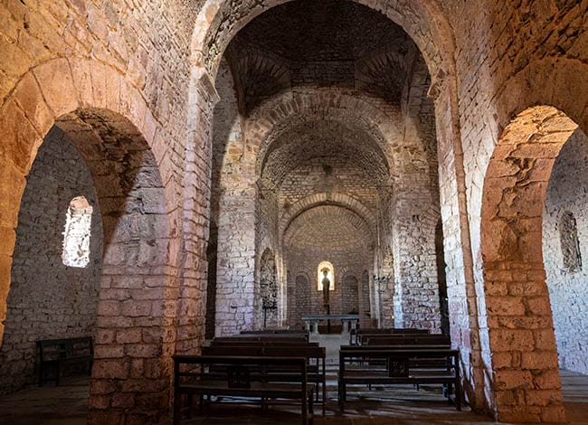 Interior de l'església. Autor: Iñaki Relanzón / Diputació de Barcelona