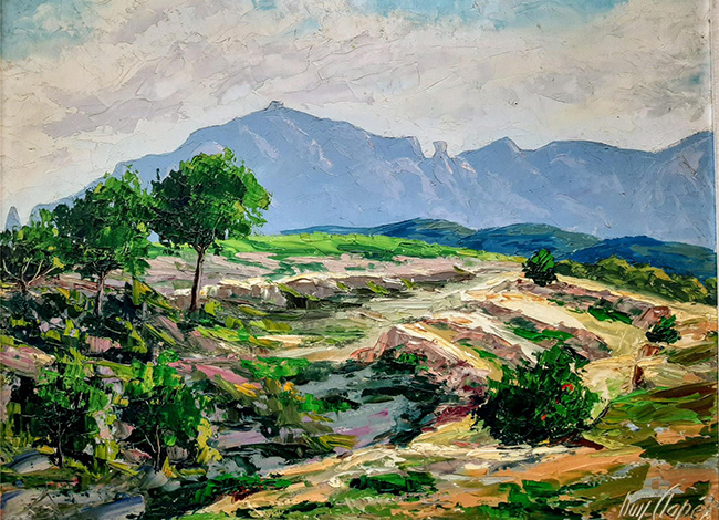 Oli sobre taula de Lluís Clapés. Autoria: Lluís Clapés