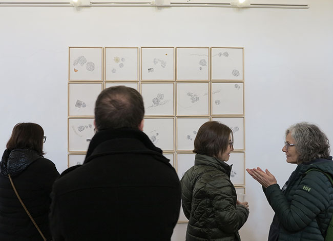 Obra d'Alícia Casadesús a l'exposició 