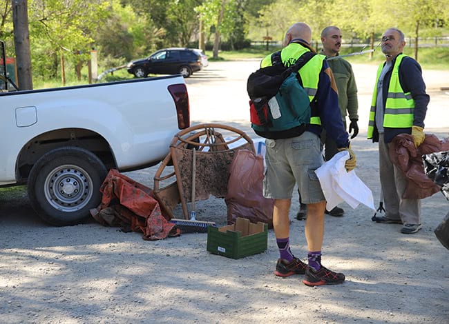 Part de les deixalles recollides. Autor: CVPN
