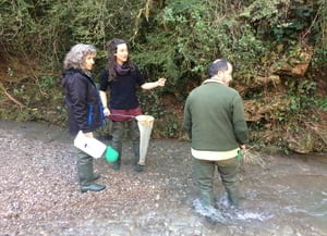 Formadors i guardes a la riera de Nespres. Autor: XPN