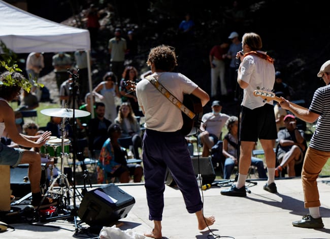 Parcs en concert es va fer a l'era de la Pahissa del Marquet. Autor: Joan Solé