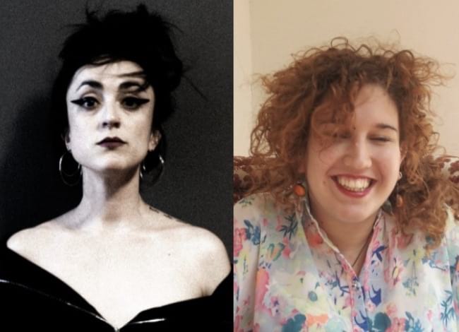 Maria Sevilla i Raquel Santanera, responsables del taller. Autors: Joan Martínez (Sevilla) i Judit Colomer (Santanera)