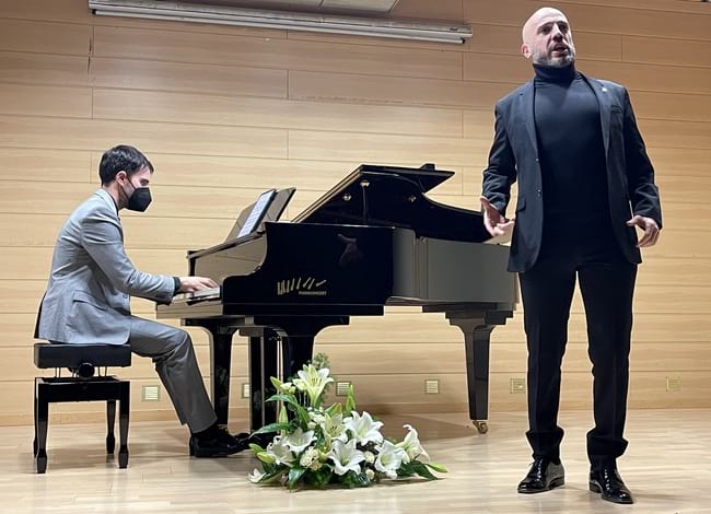 Manel Esteve i Josep Buforn al recital de Rellinars. Autor: Jordi Maddaleno