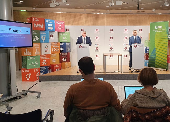 Presentació del projecte senglar a l'edifici de Can Serra, seu de la Diputació de Barcelona. Autor: XPN