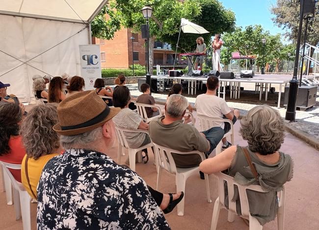 Tura Torres i Uxue van oferir el segon espectacle del cicle Parcs en concert. Autor: XPN