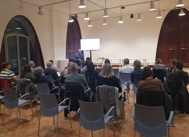 Moment del Fòrum Permanent de la CETS a Sant Llorenç. Autor: XPN