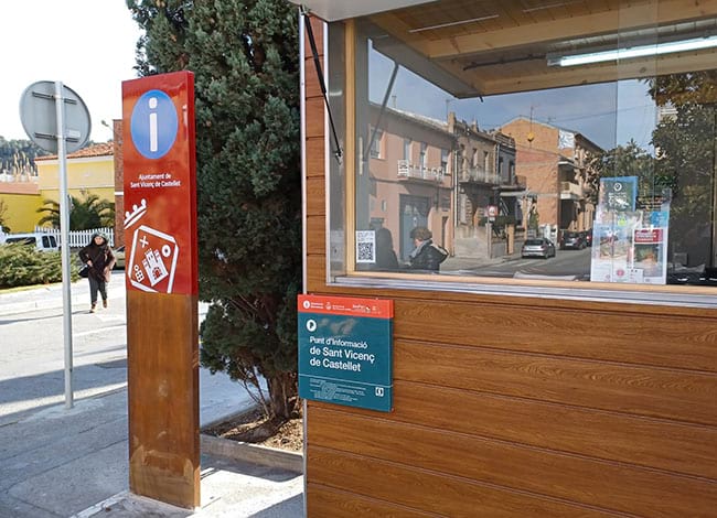 El nou Punt d'Informació, situat en un mòdul. Autor: XPN