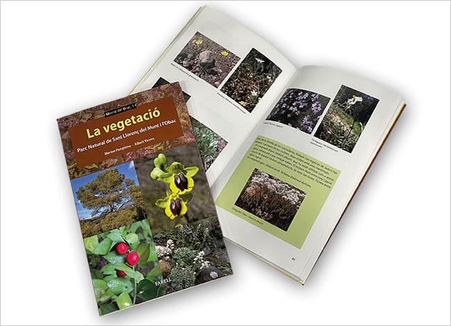 La publicació inclou mil espècies de flora. Autor: Farell Edicions