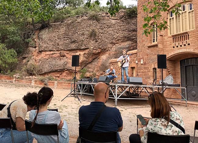 El concert es va iniciar al pati del Marquet. Autor: XPN