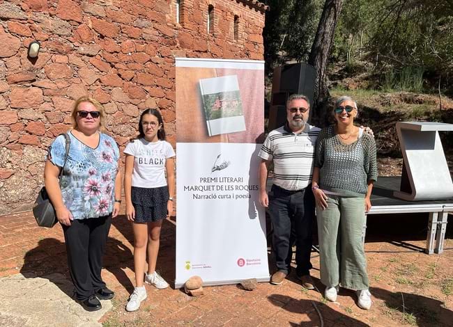 Guanyadors del 4t Premi Literari Marquet de les Roques, narració curta i poesia. Autor: Ajuntament de Sant Llorenç Savall