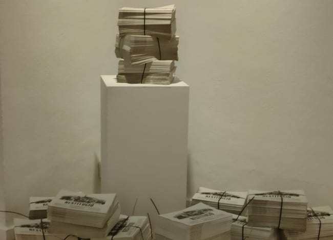 Inauguració de la mostra 'Restitució'. Autor: Museu d'Art de Sabadell