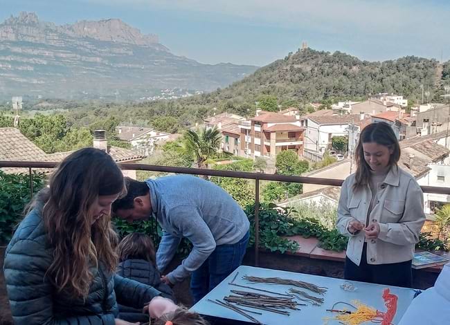 Hi va haver diversos tallers. Autor: Biblioteca El Castell de Vacarisses