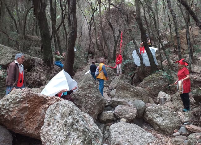 Instant de la caminada multisensorial. Autor: La Pahissa del Marquet