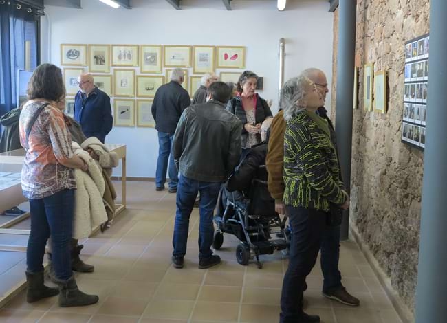 La inauguració va aplegar un públic nombrós. Autor: La Pahissa del Marquet