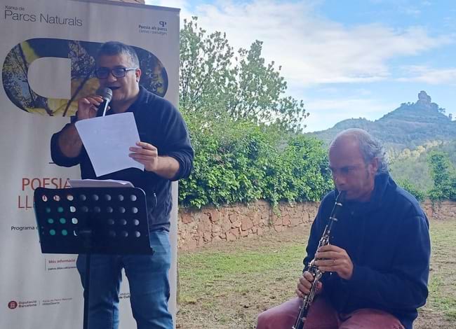 Francesc Gelonch i Miquel Àngel Marín al Marquet de les Roques. Autor: Tramoia Cultura