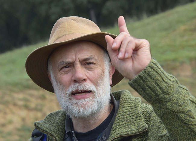 Joan Manel Riera, responsable de l'Escola de Natura del Corredor. Autoria: Roser Loire