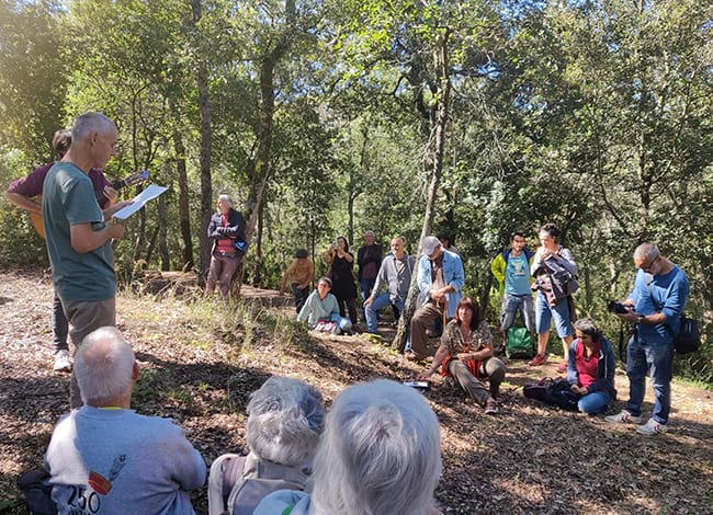 Assistents al recital de poesia de Lluís Calvo i Meritxell Nus. Autor: XPN