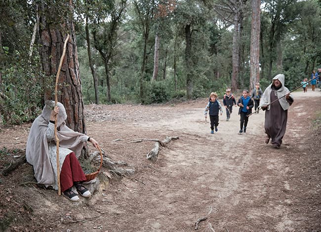 La ruta teatralitzada del Montnegre. Autor: Oriol Clavera / Diputació de Barcelona