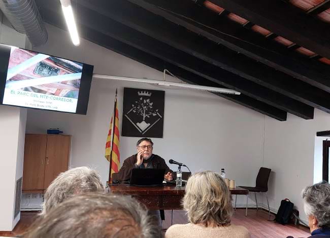 Un moment de la xerrada. Autor: Ajuntament d'Arenys de Munt