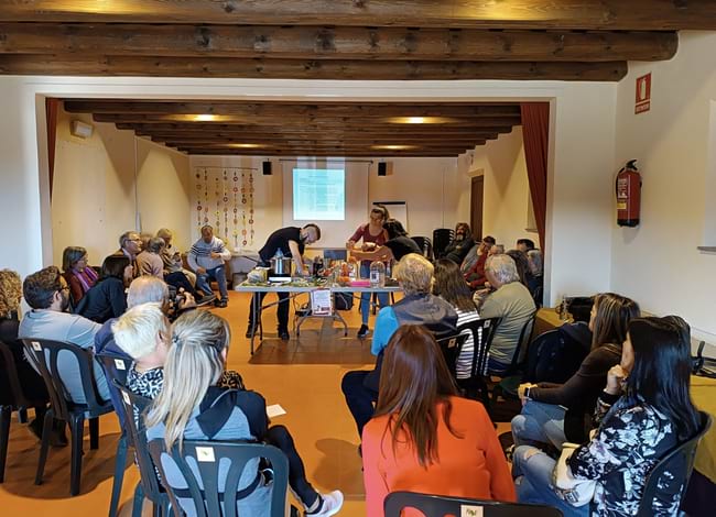 Moment de la presentació. Autor: Esteve Fernández i Museu de la Pagesia