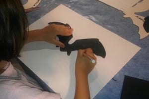 Infant participant al taller. Autor: ENC