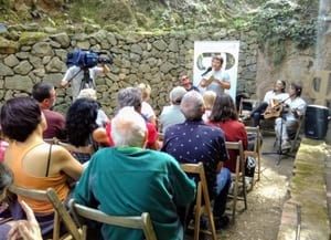 Rebassa durant el recital. Autor: Tramoia Cultura