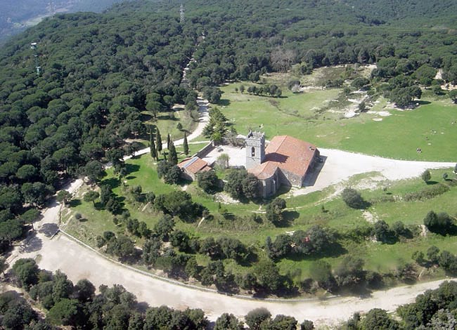 El santuari del Corredor, al Parc del Montnegre i el Corredor.<br />Autor: XPN