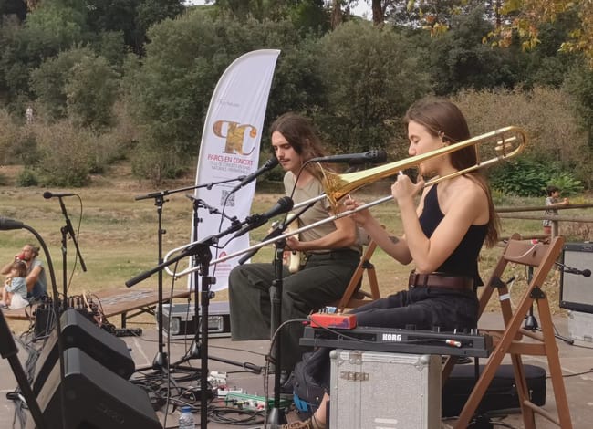 Pol Batlle i Rita Payés, en el concert de tancament del cicle. Autor: XPN