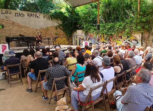 185 persones van assistir al concert de Maria Coma el 15 de juny. Autoria: XPN