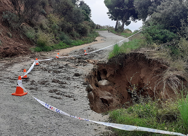 Esvoranc a la pista Carenera. © XPN