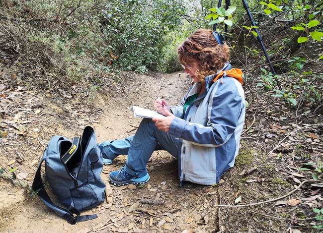 La biòloga del Parc va participar també en les sessions de seguiment. Autor: XPN