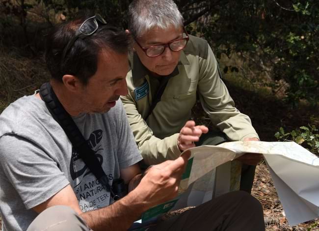 La localització precisa dels nius sobre mapa o amb aplicacions digitals és un pas imprescindible. Autor: XPN