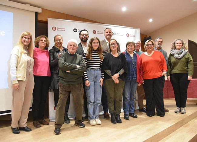 Els guanyadors amb els representats del Parc i dels ajuntaments. Autor: XPN