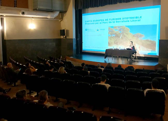 La presentació de la Carta Europea de Turisme Sostenible (CETS) a càrrec de Repte. Autor: XPN