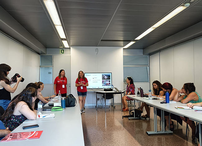 Presentació del projecte d'APS vinculat al jaciment ibèric de les Maleses. Autoria: XPN