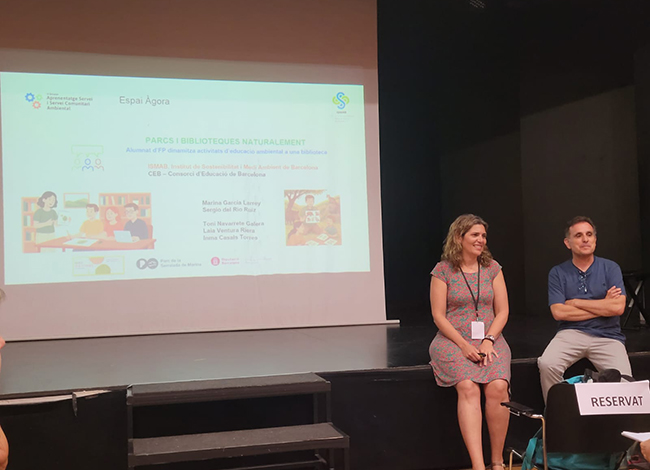El projecte d'APS d'educació ambiental s'ha dut a terme en el marc del programa Parcs i biblioteques... naturalment!. Autoria: XPN
