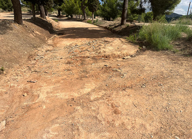 El camí de Sant Jeroni abans de l'actuació. Autor: XPN