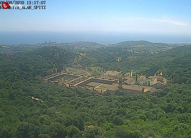 Imatge de la càmera web. Autor: Associació Ecometta