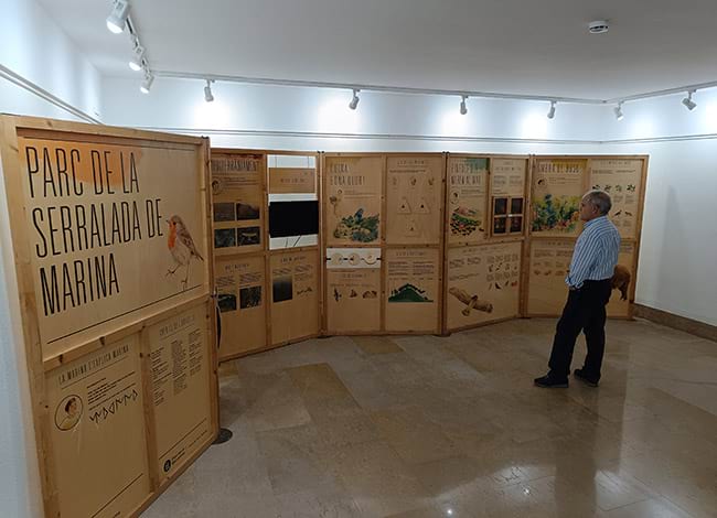 L'exposició, a Sant Adrià. Autor: Biblioteca Sant Adrià