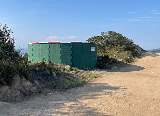 Bassa per a prevenció d'incendis. Autor: XPN