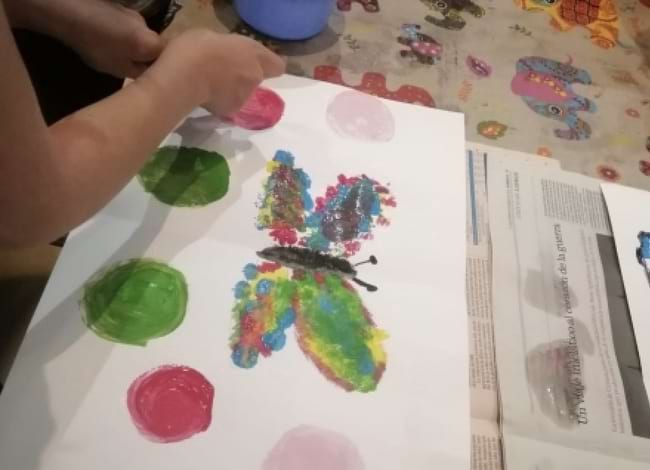 Les papallones van ser les protagonistes de tot de propostes per a tots els públics. Autor: Biblioteques Parc de la Serralada de Marina