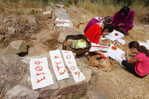 Taller d'escriptura ibèrica. Autor: Museu Mpal. Montcada