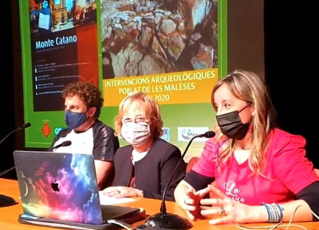 Chorén, Duran i Hidalgo, durant la presentació.<br />Autor: Montcada Comunicació