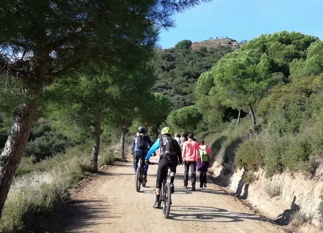 Confluència d'usuaris al Parc de la Serralada de Marina. Autor: XPN