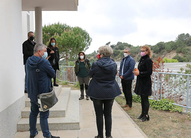 Un moment de la visita. Autor: Ajuntament de Tiana