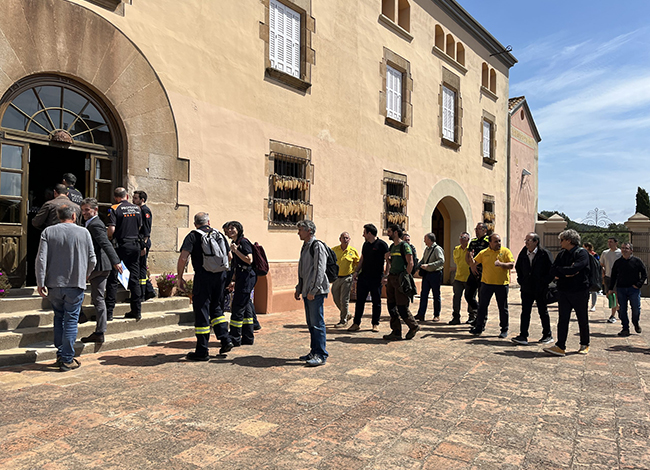 Persones assistents de diverses administracions a la reunió anual de coordinació. Autoria: Parc Natural de la Serra de Collserola